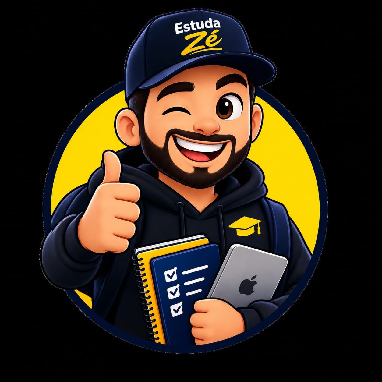 Zé, mascote do Estuda Zé
